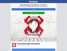 Tablet Screenshot of fachkraeftemangel-altenpflege.de